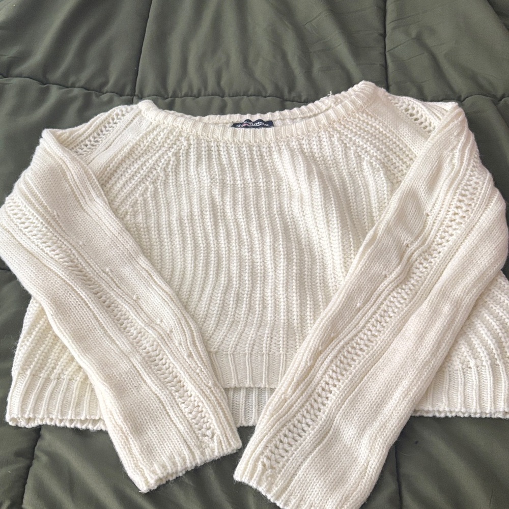 Freshman Cream Knit Sweater